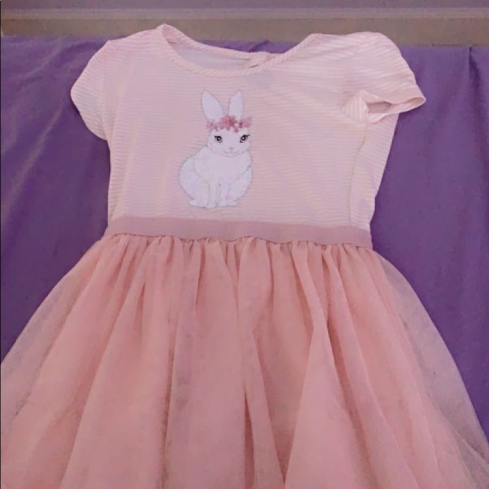 bunny fluffy bottom dress for girls - Picture 1 of 3